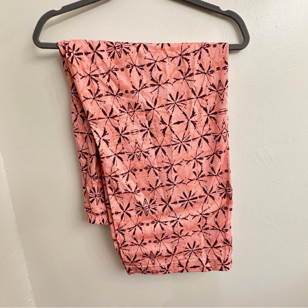 Rebecca Minkoff Brushed Cotton Pink Shibori Rose Patterned Women's Pajama SZ 1X - Picture 7 of 7